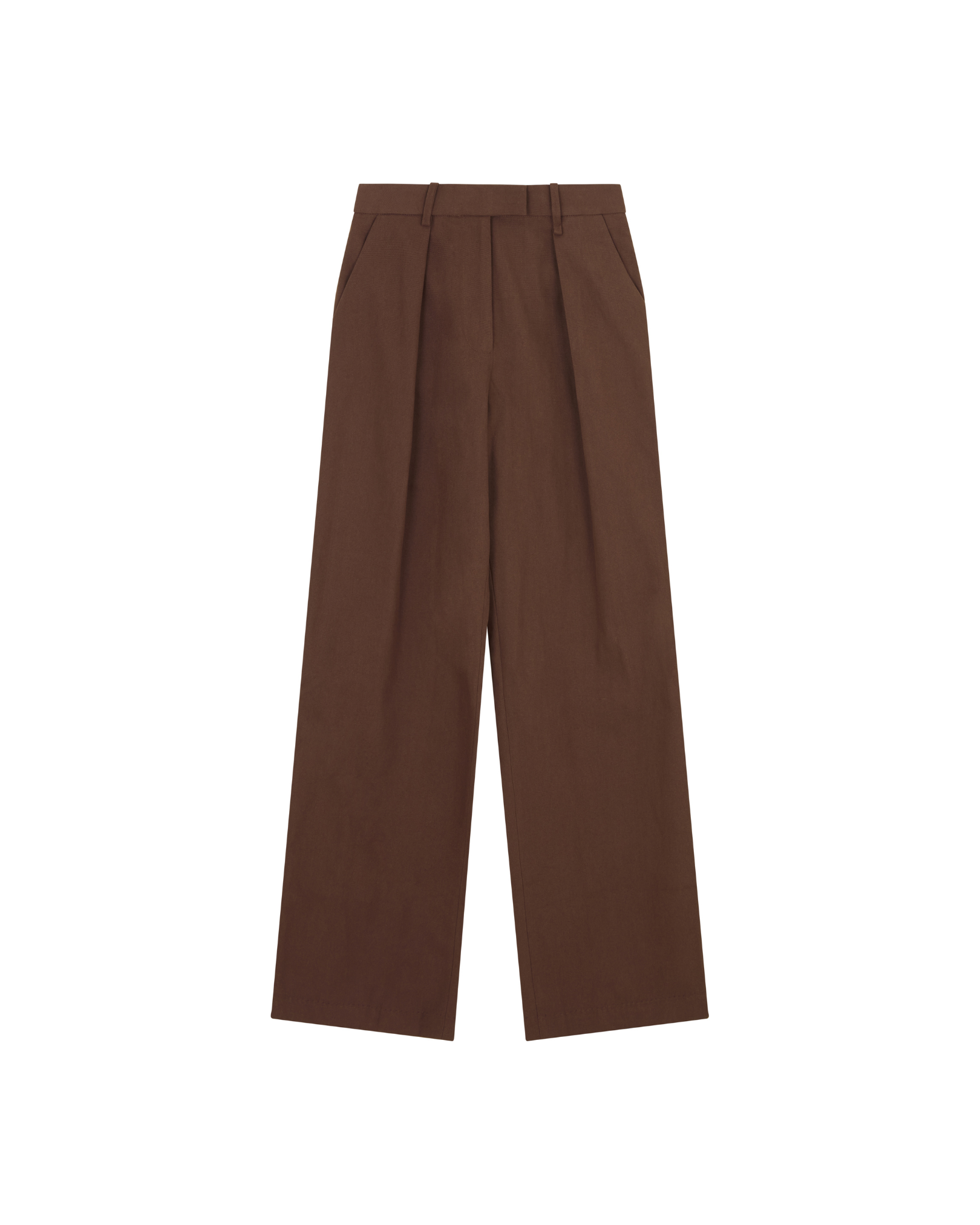 The Arlo Trouser in Chocolate FUCHSIA SHAW