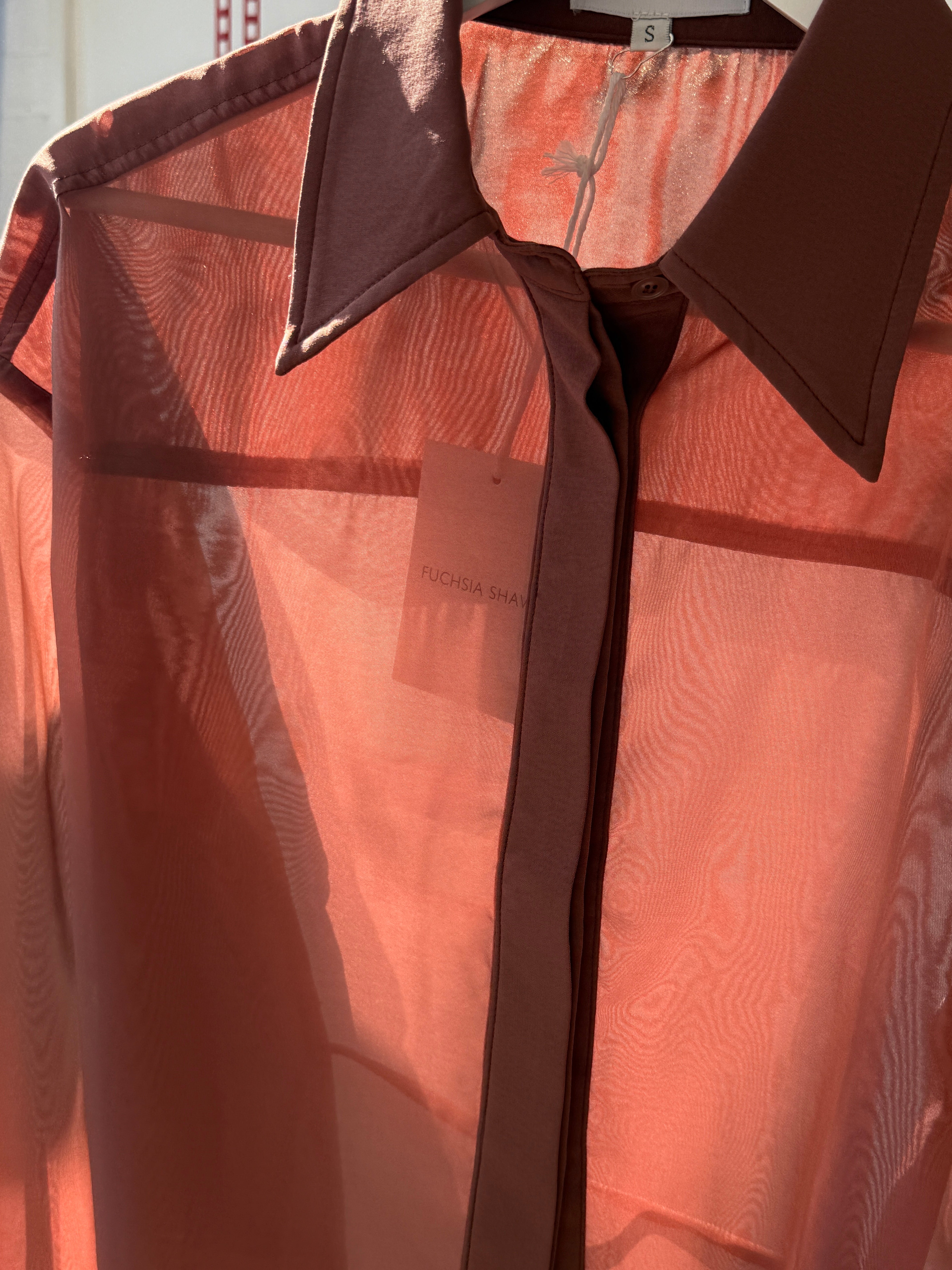Romée Shirt in Sienna FUCHSIA SHAW