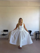 The Camellia Dress in Salt FUCHSIA SHAW