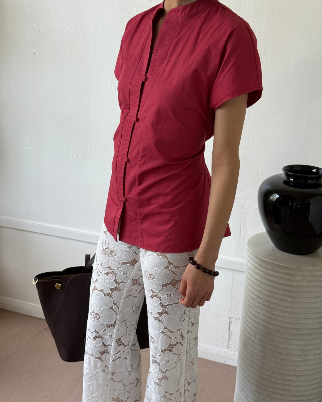 The Bette top in Poppy FUCHSIA SHAW