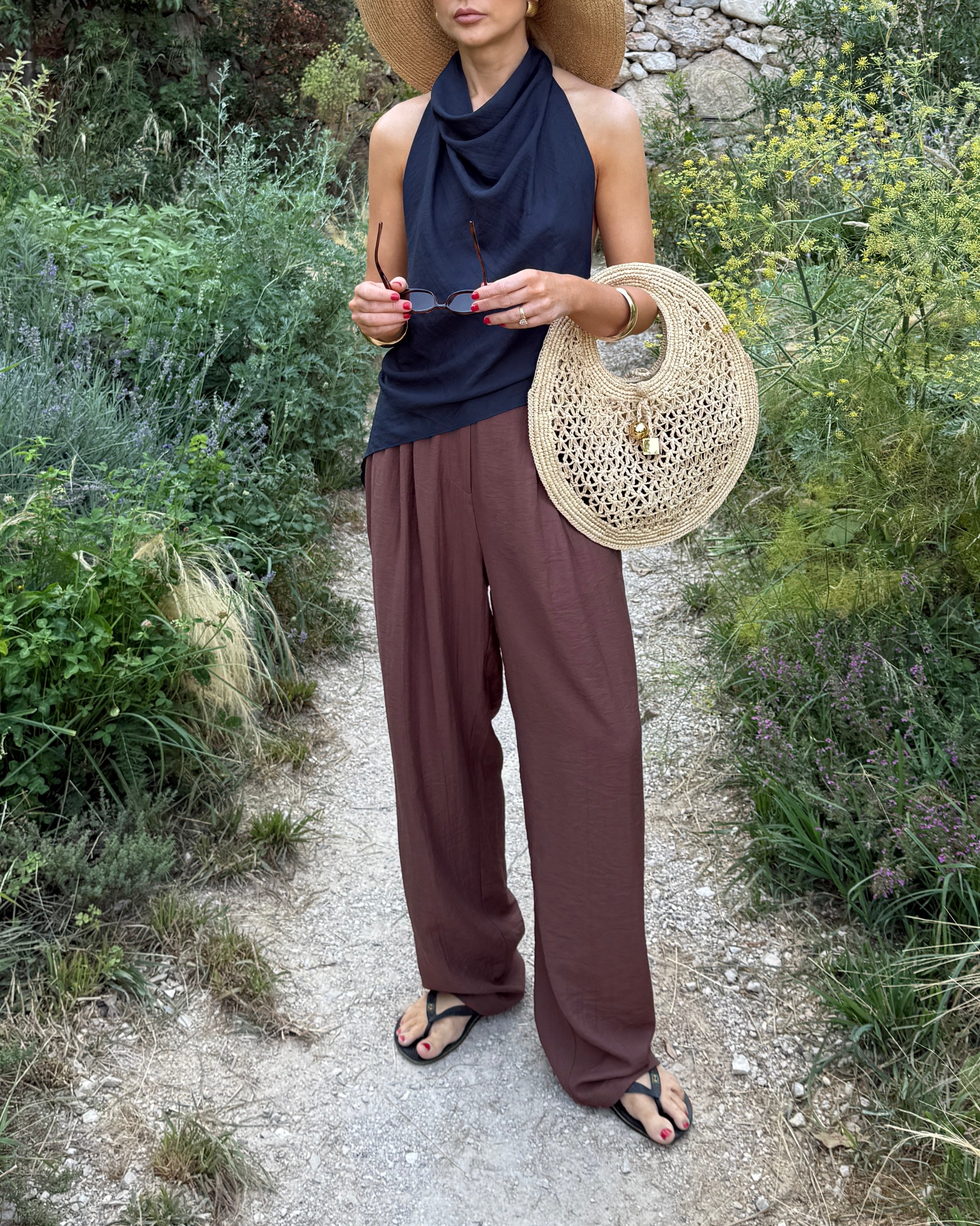 The Iris Top in Indigo FUCHSIA SHAW