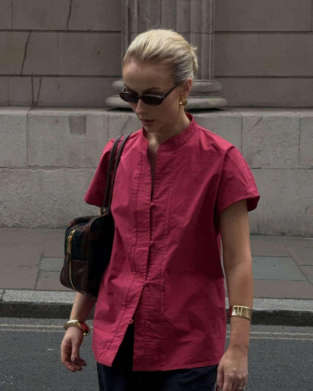 The Bette top in Poppy FUCHSIA SHAW