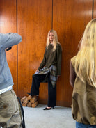 Wynn Forest Crew Neck Wool Jumper FUCHSIA SHAW