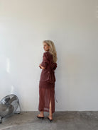 Romée Shirt in Sienna FUCHSIA SHAW
