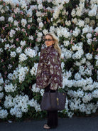 The Arden Quilt in Midnight Bloom FUCHSIA SHAW