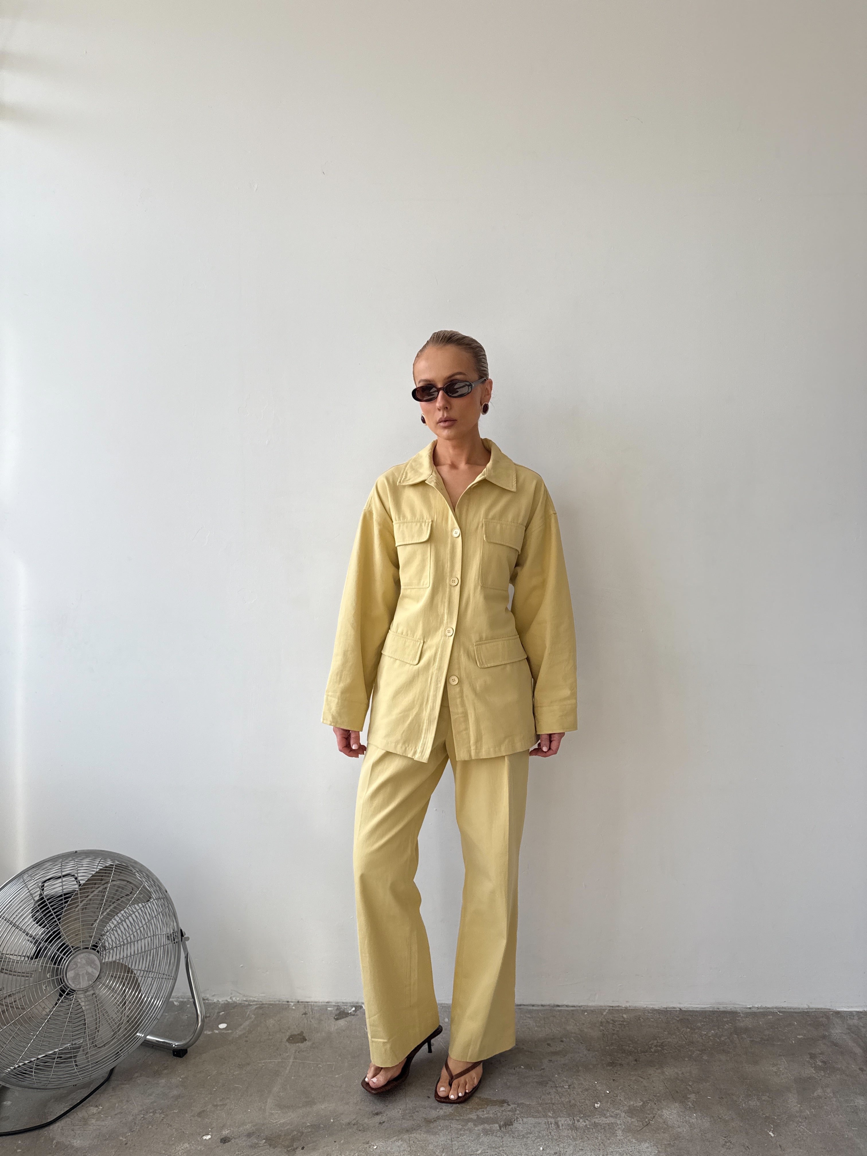 The Field Jacket in Mimosa FUCHSIA SHAW