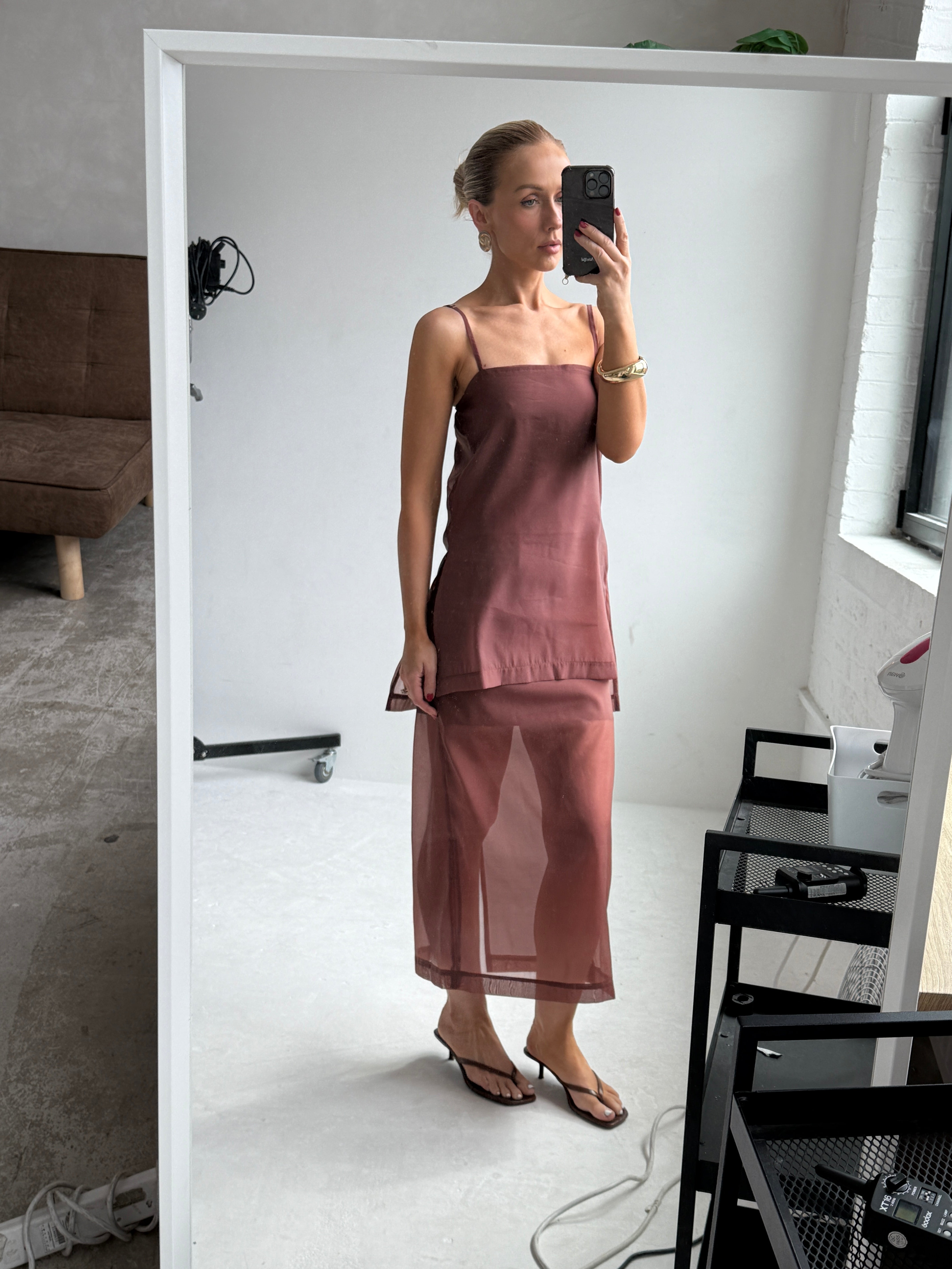 Romée Skirt in Sienna FUCHSIA SHAW