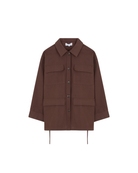 The Arlo Jacket in Chocolate FUCHSIA SHAW