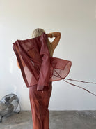 Romée Shirt in Sienna FUCHSIA SHAW