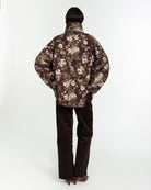 The Arden Coat Midnight Bloom FUCHSIA SHAW