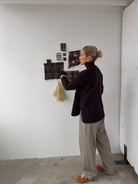 Willa Walnut High Neck Jumper FUCHSIA SHAW