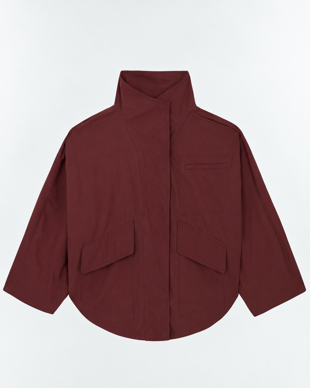 The Arden Coat Mulberry FUCHSIA SHAW