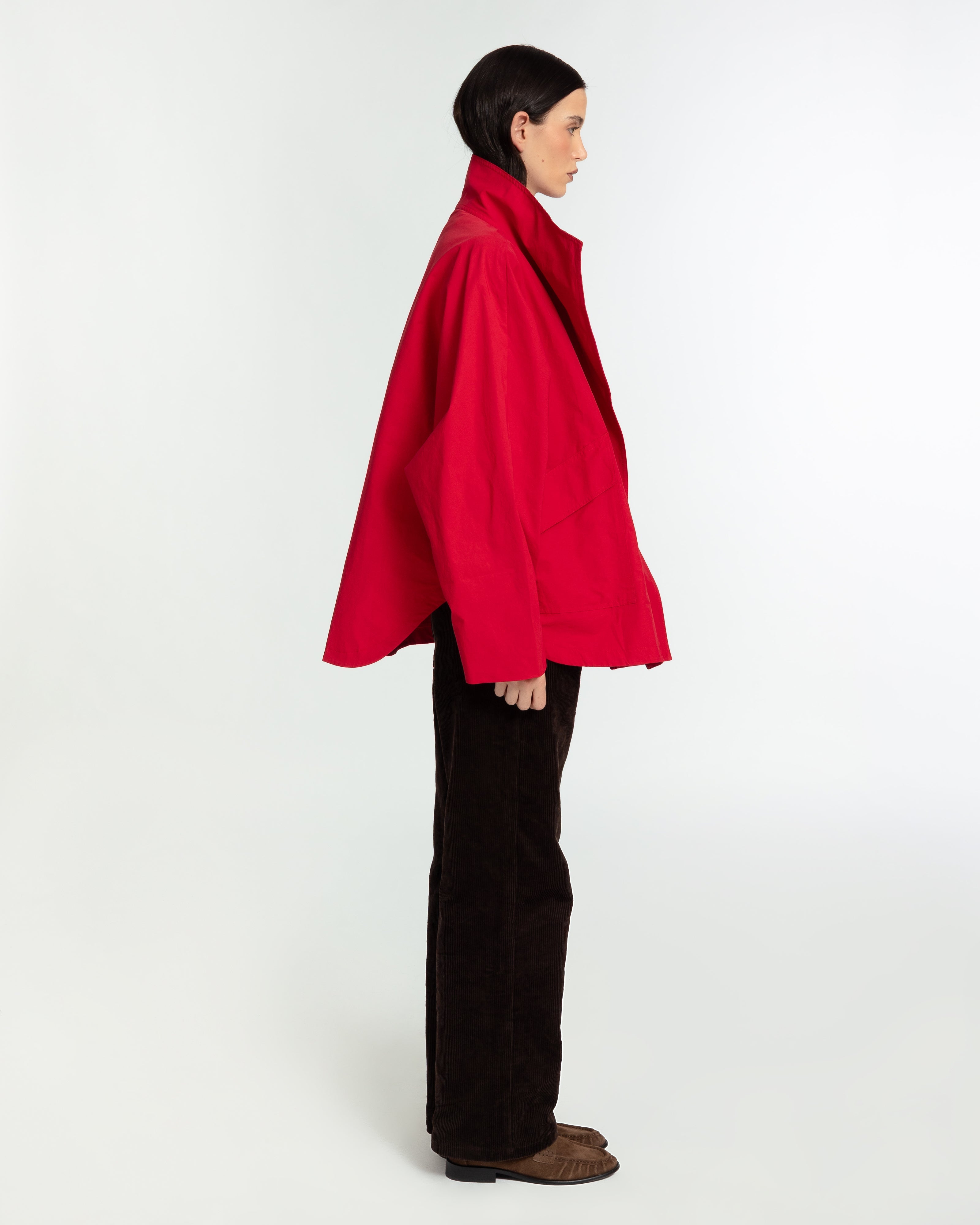 The Arden Coat Poppy FUCHSIA SHAW