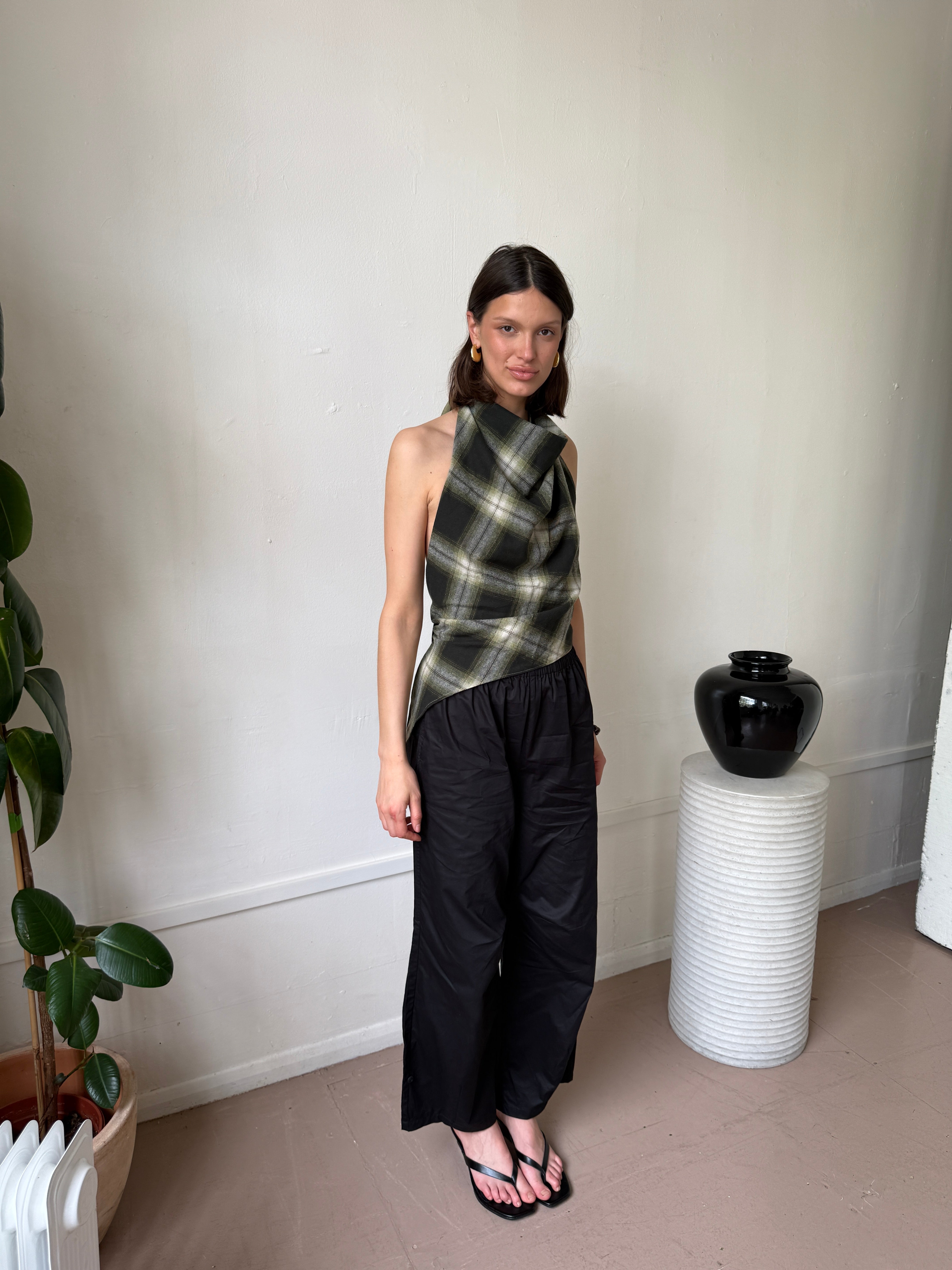 The Iris top in Fern FUCHSIA SHAW