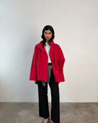 The Arden Coat in Poppy FUCHSIA SHAW