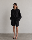 The Daphne Shirt Black FUCHSIA SHAW