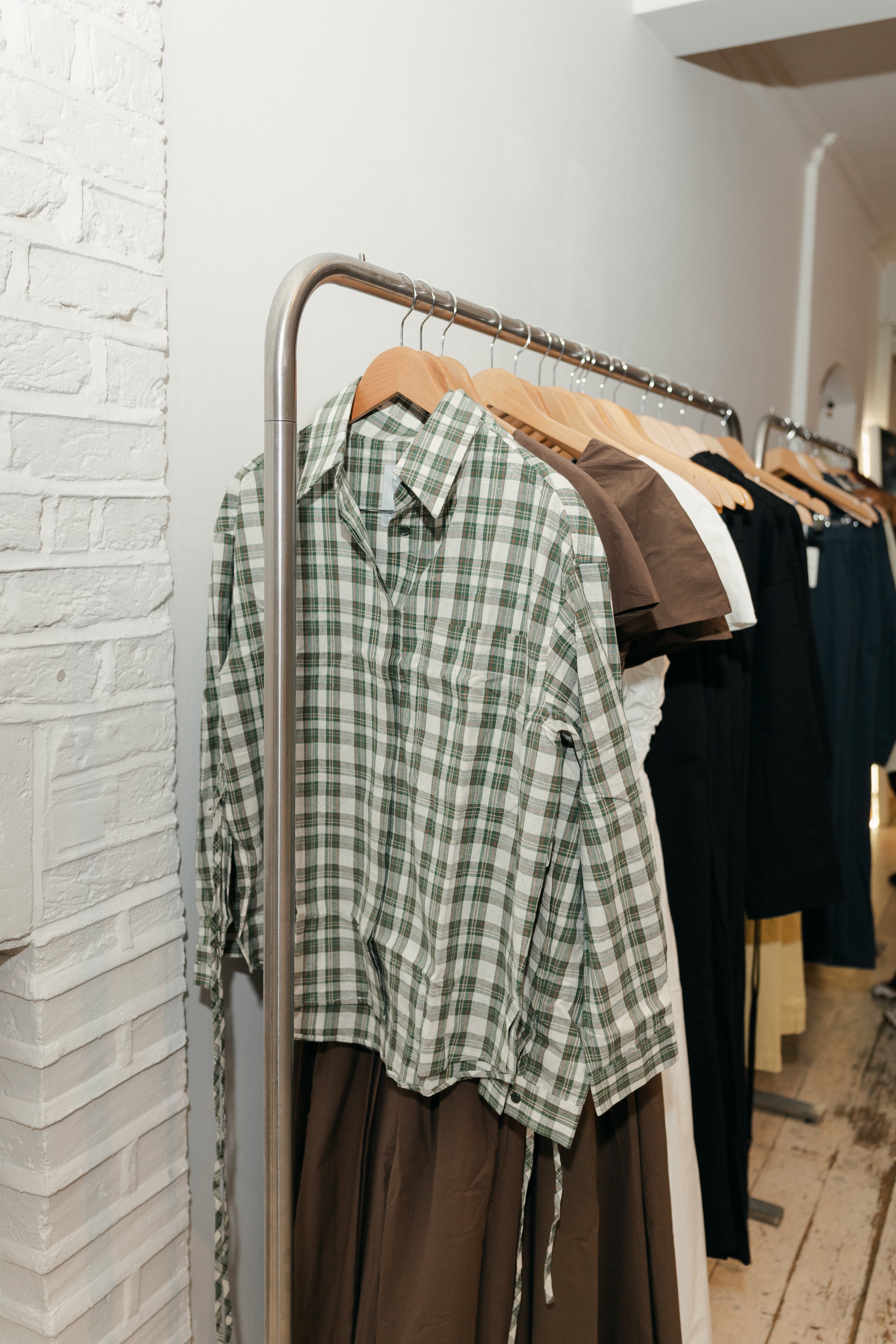 The Collette Shirt in Clover FUCHSIA SHAW