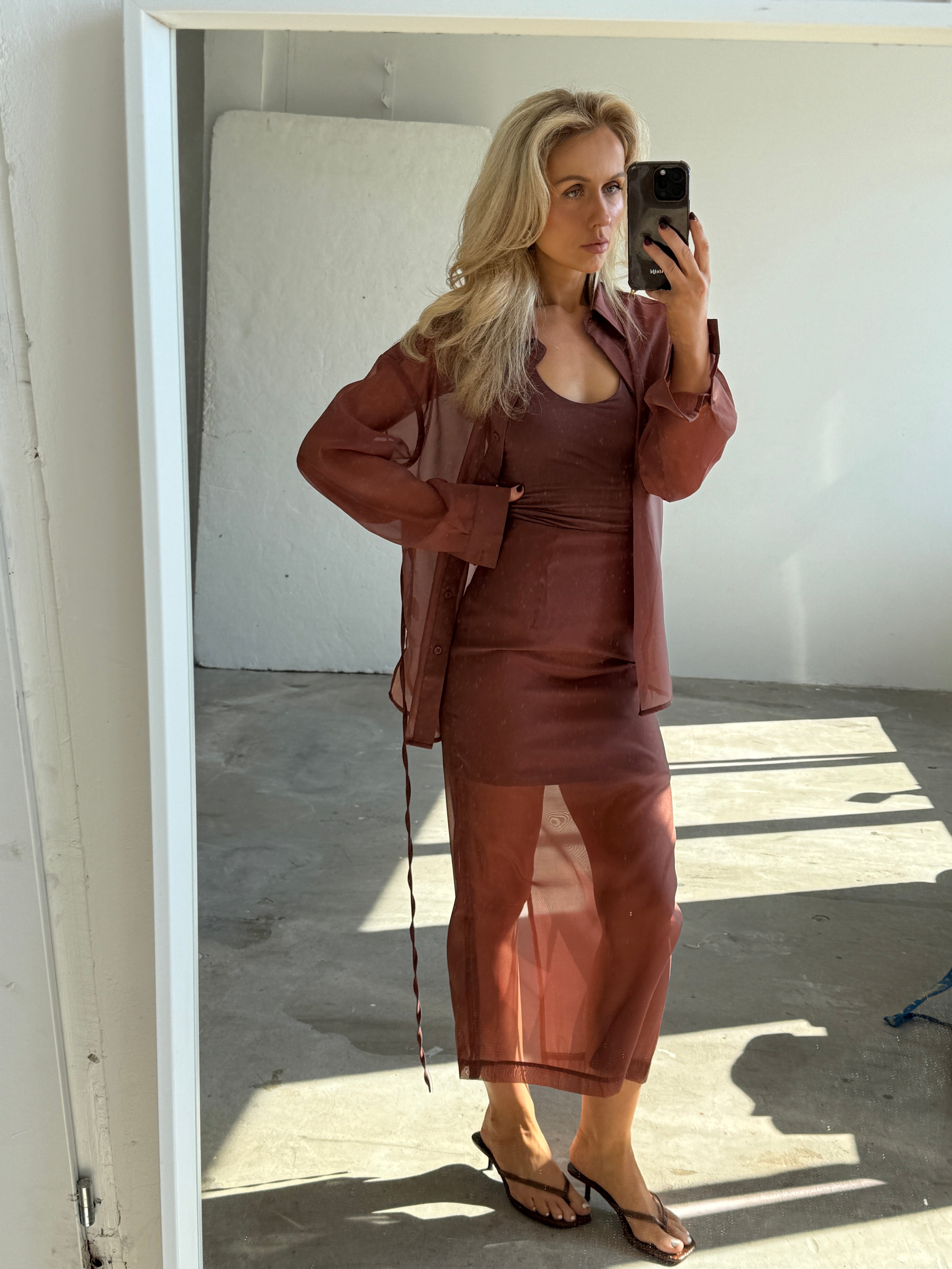 Romée Skirt in Sienna FUCHSIA SHAW
