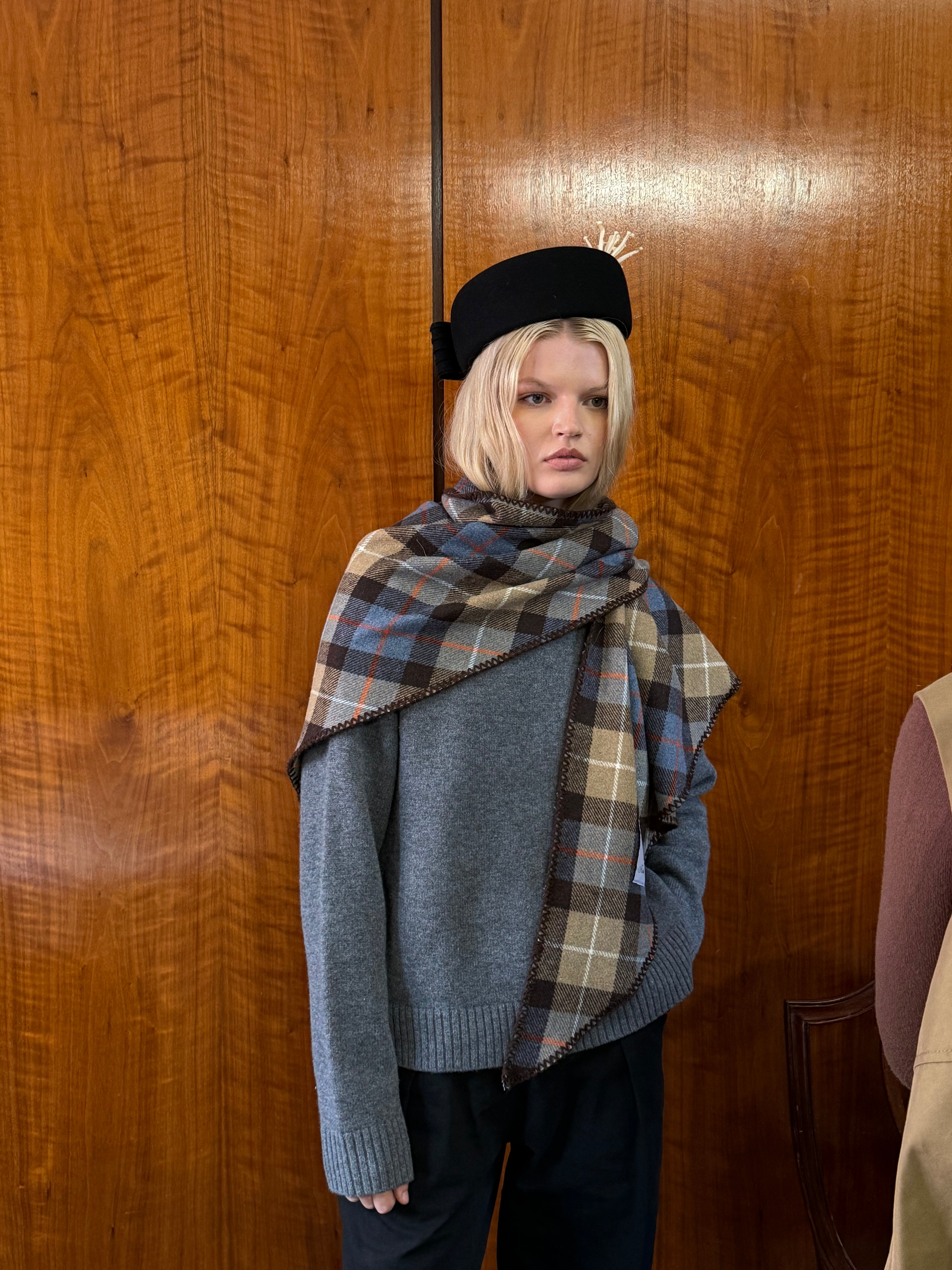 The Rue Scarf in Oat FUCHSIA SHAW