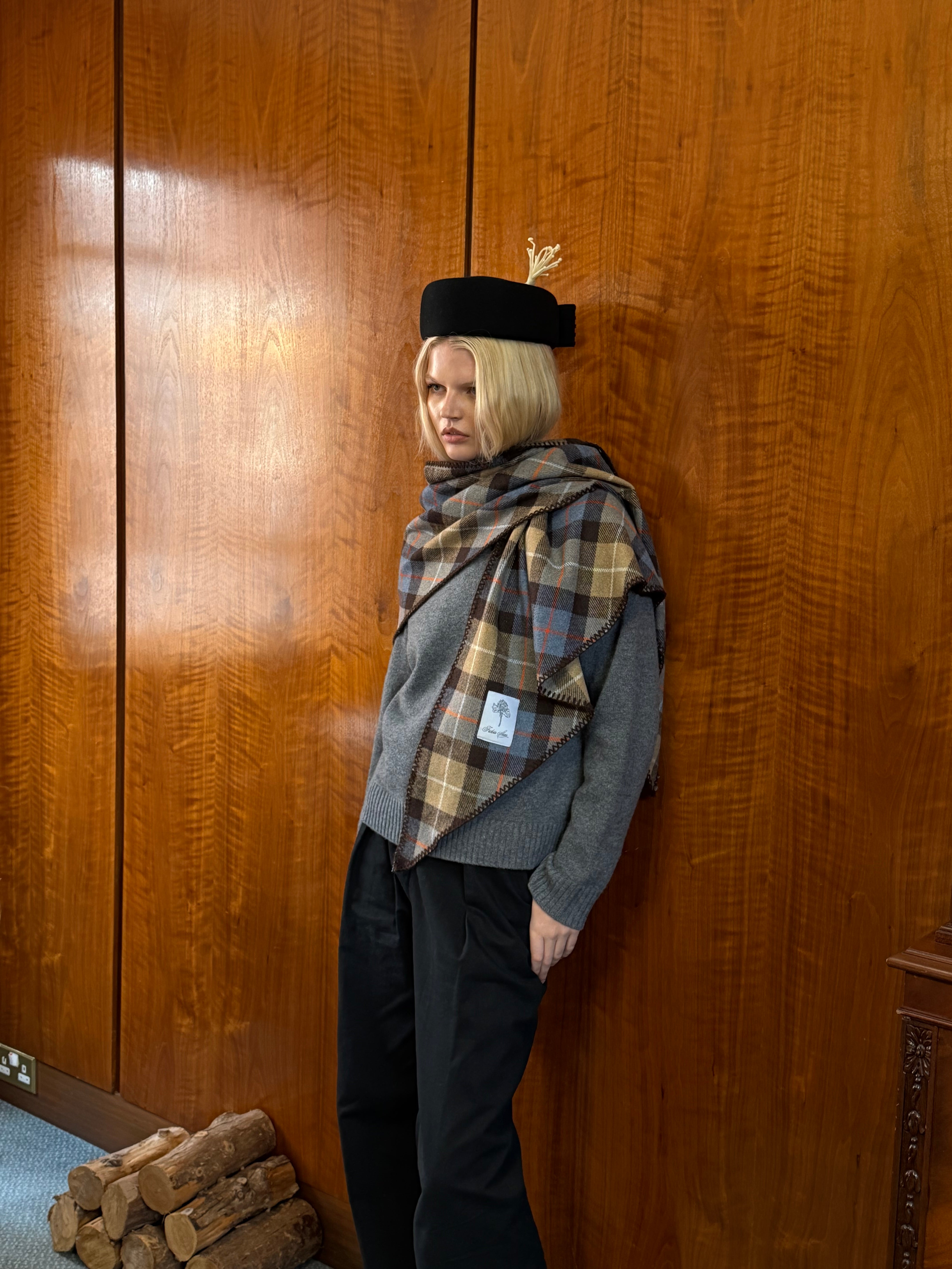 The Rue Scarf in Oat FUCHSIA SHAW