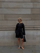The Daphne Shirt in Black FUCHSIA SHAW