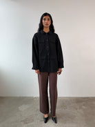 The Arlo Jacket in Jet Black FUCHSIA SHAW