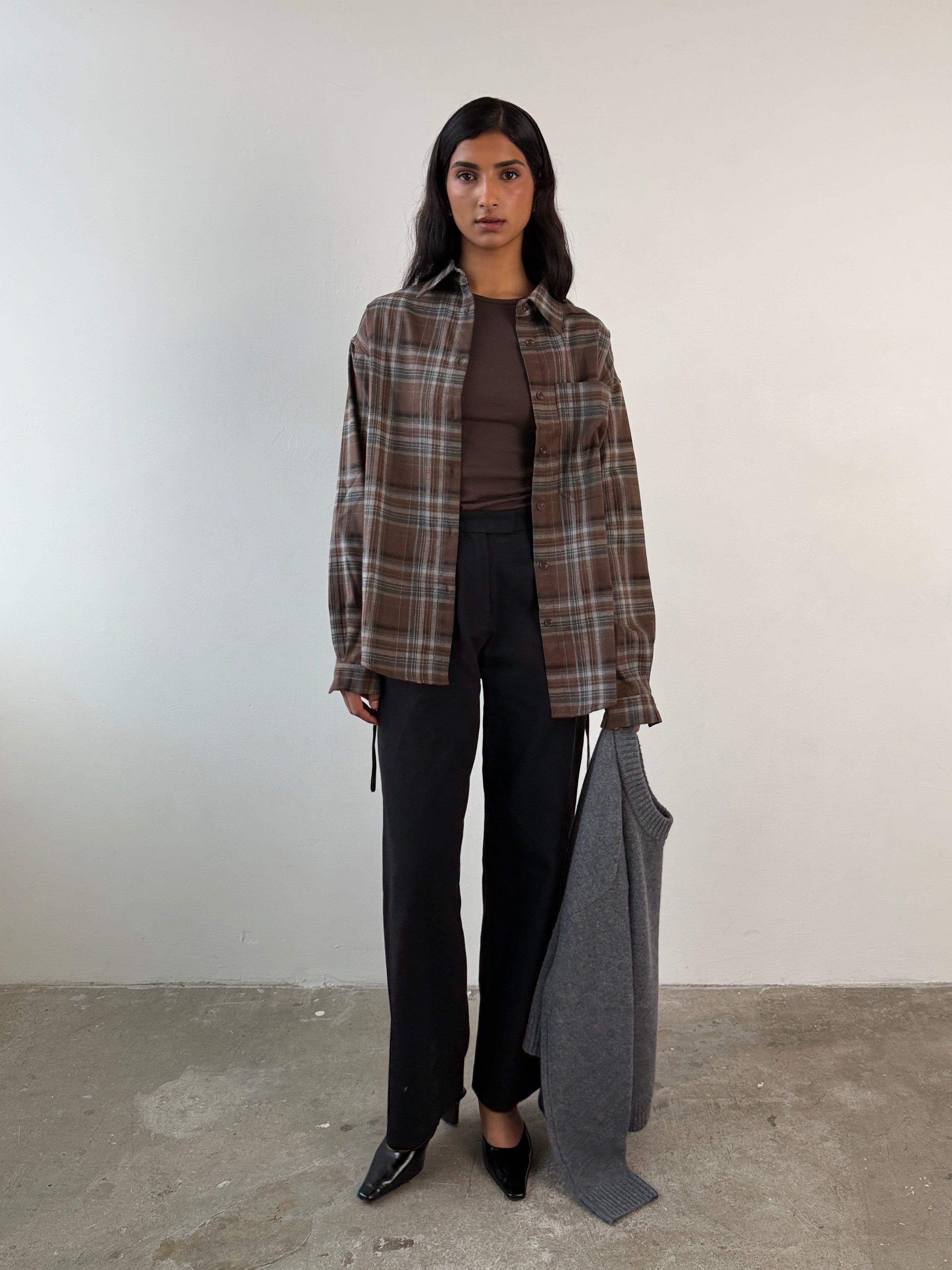 The Frankie Check Shirt FUCHSIA SHAW