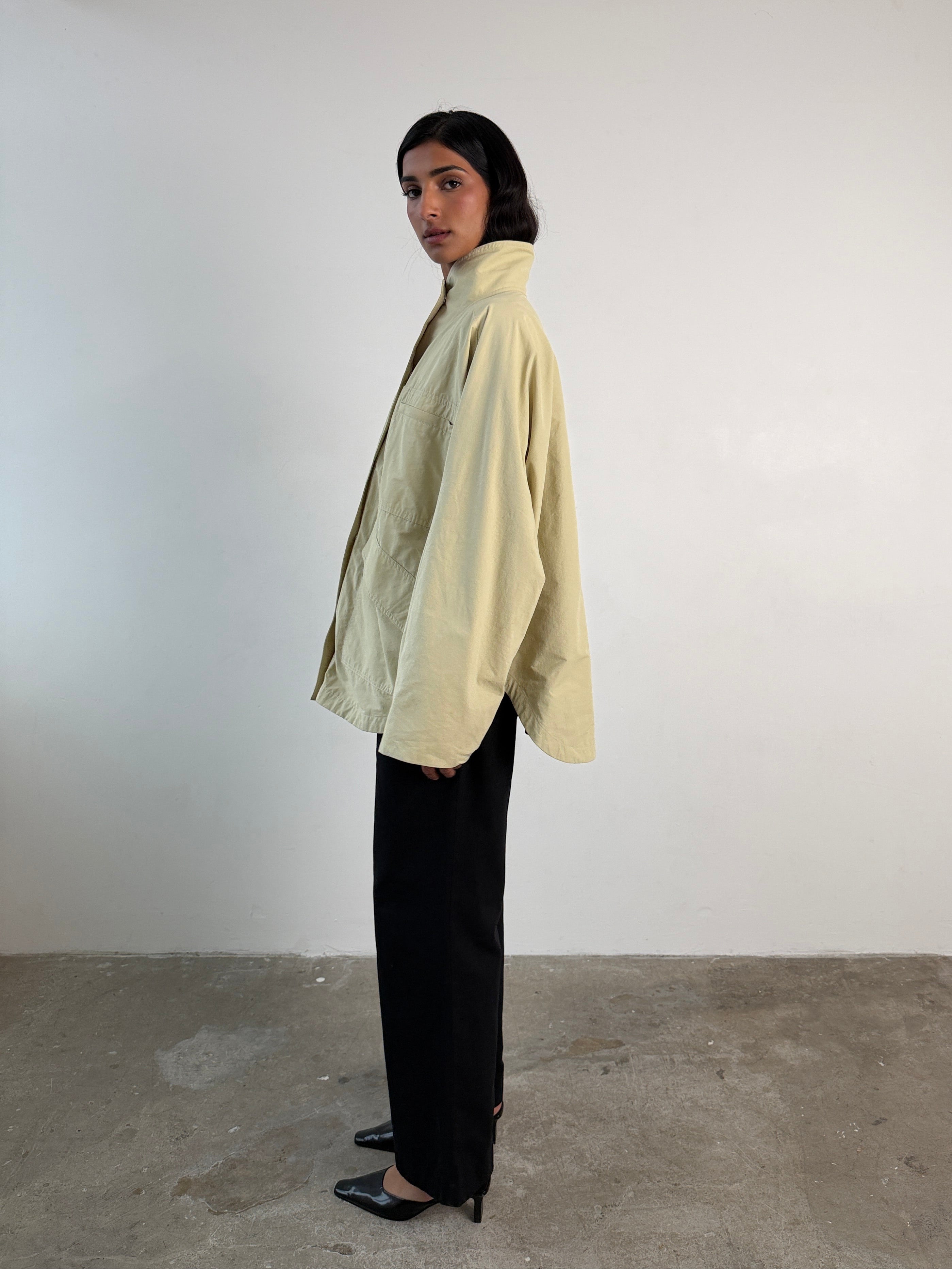 The Arden Coat in Canvas FUCHSIA SHAW