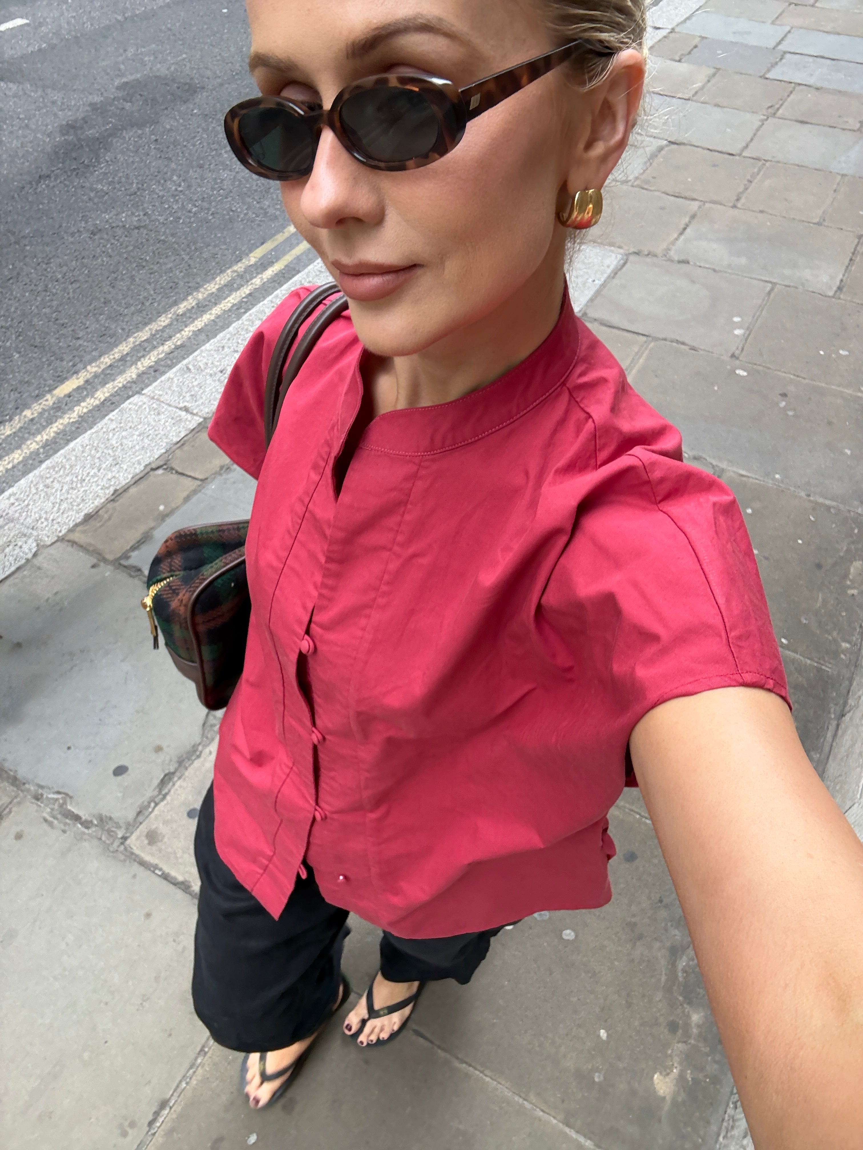 The Bette top in Poppy FUCHSIA SHAW