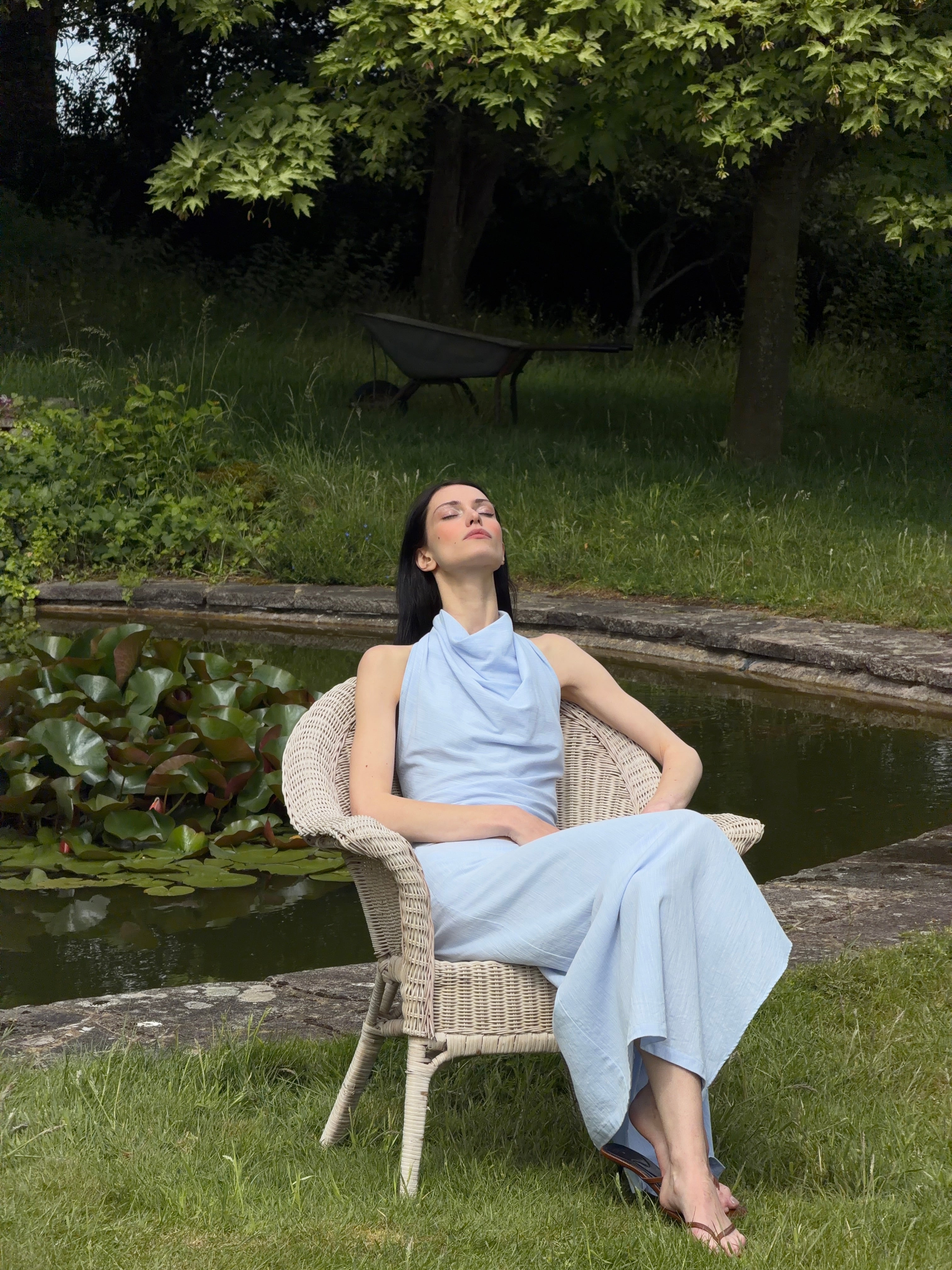 The Iris top in Bluebell FUCHSIA SHAW