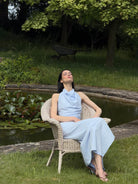 The Iris top in Bluebell FUCHSIA SHAW