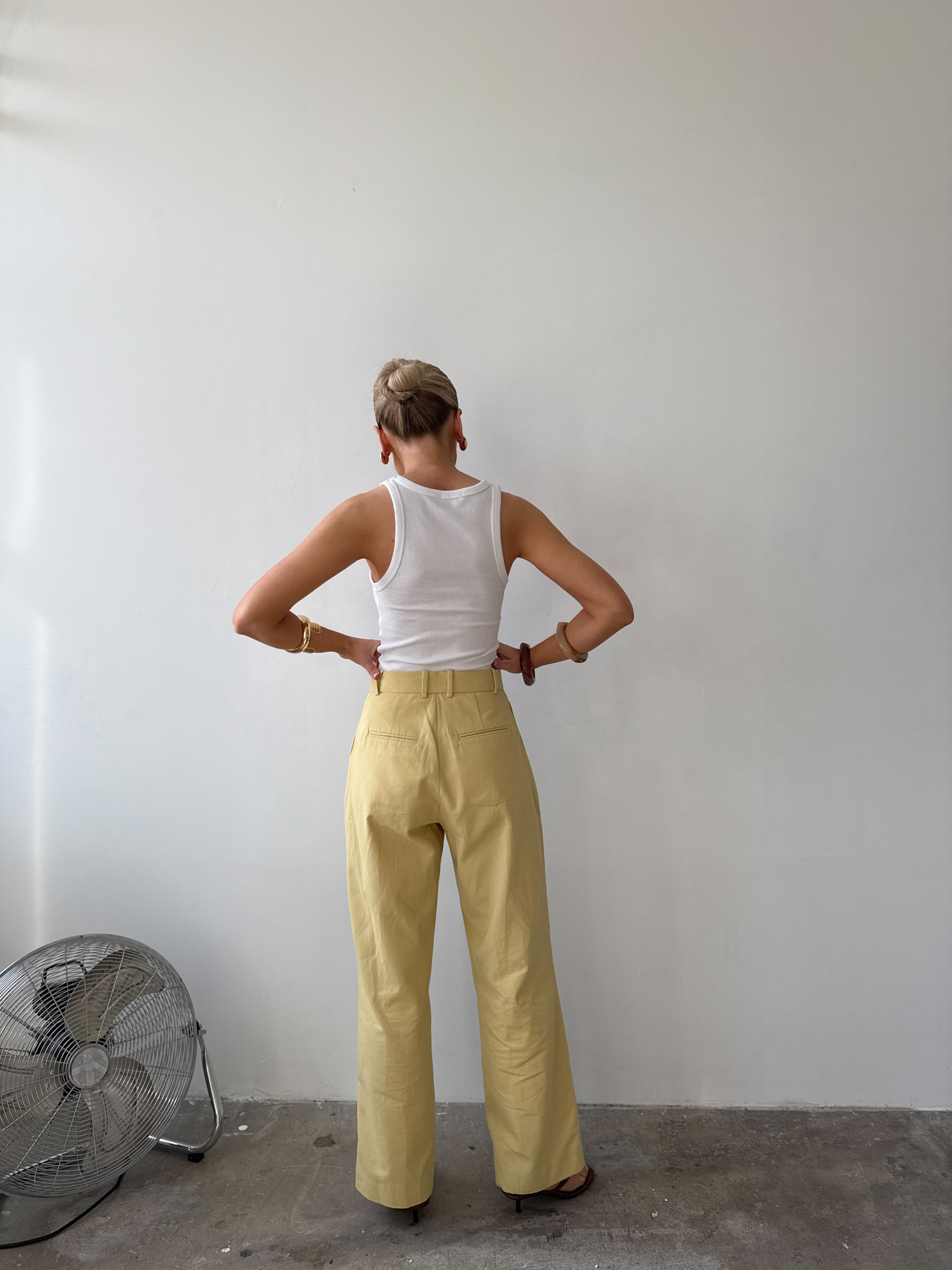 The Day Trouser in Mimosa FUCHSIA SHAW