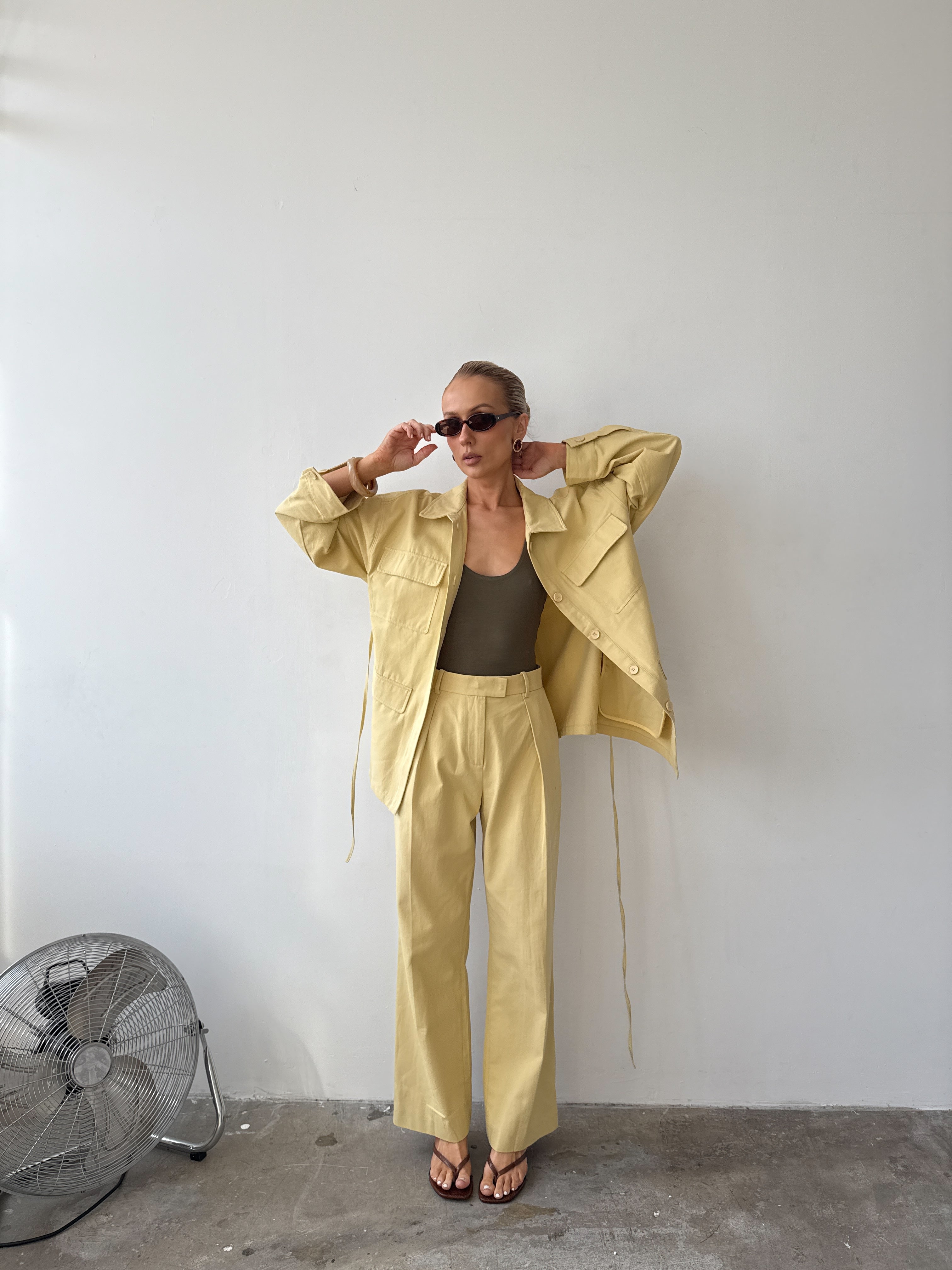 The Field Jacket in Mimosa FUCHSIA SHAW