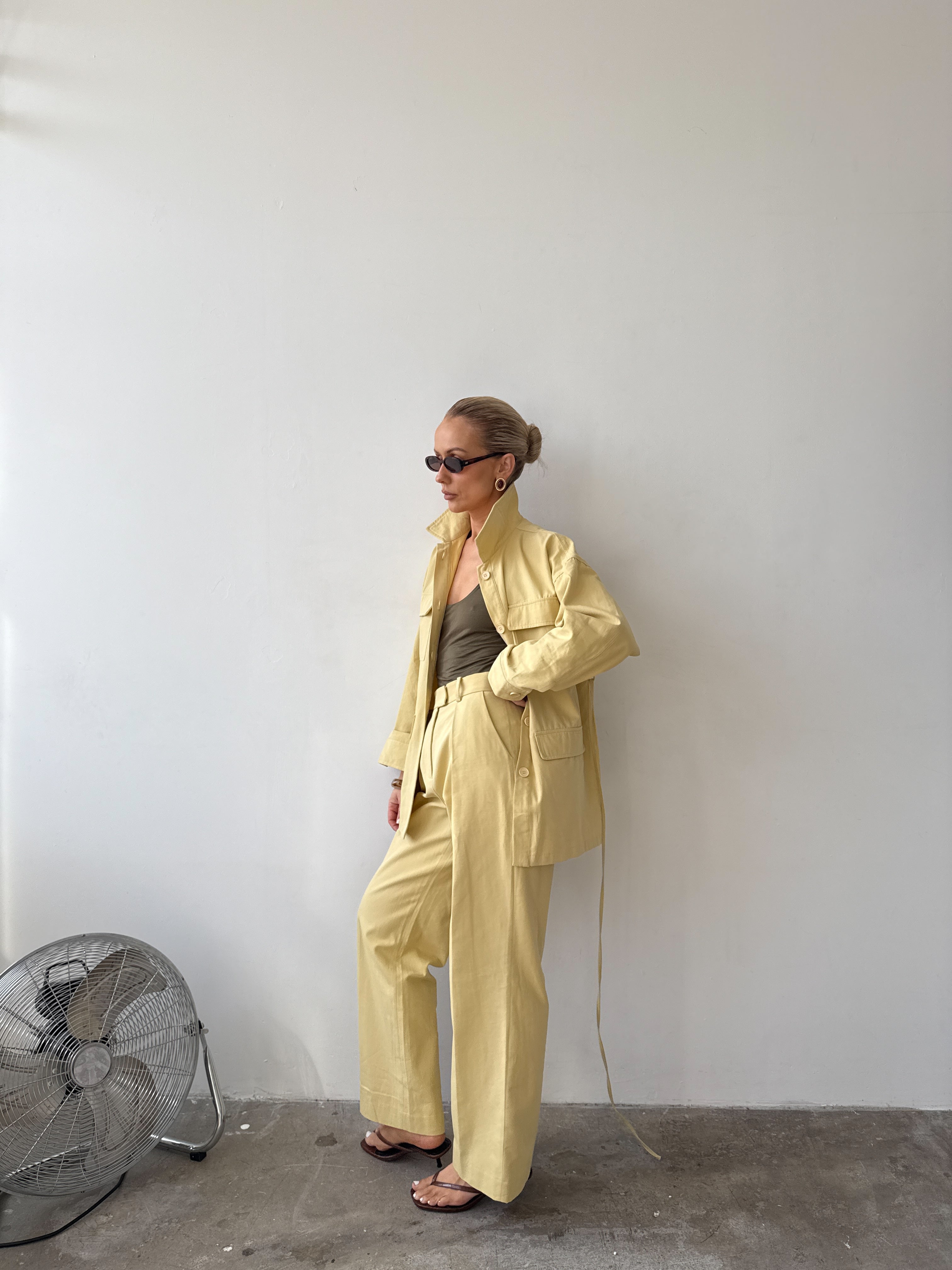 The Day Trouser in Mimosa FUCHSIA SHAW