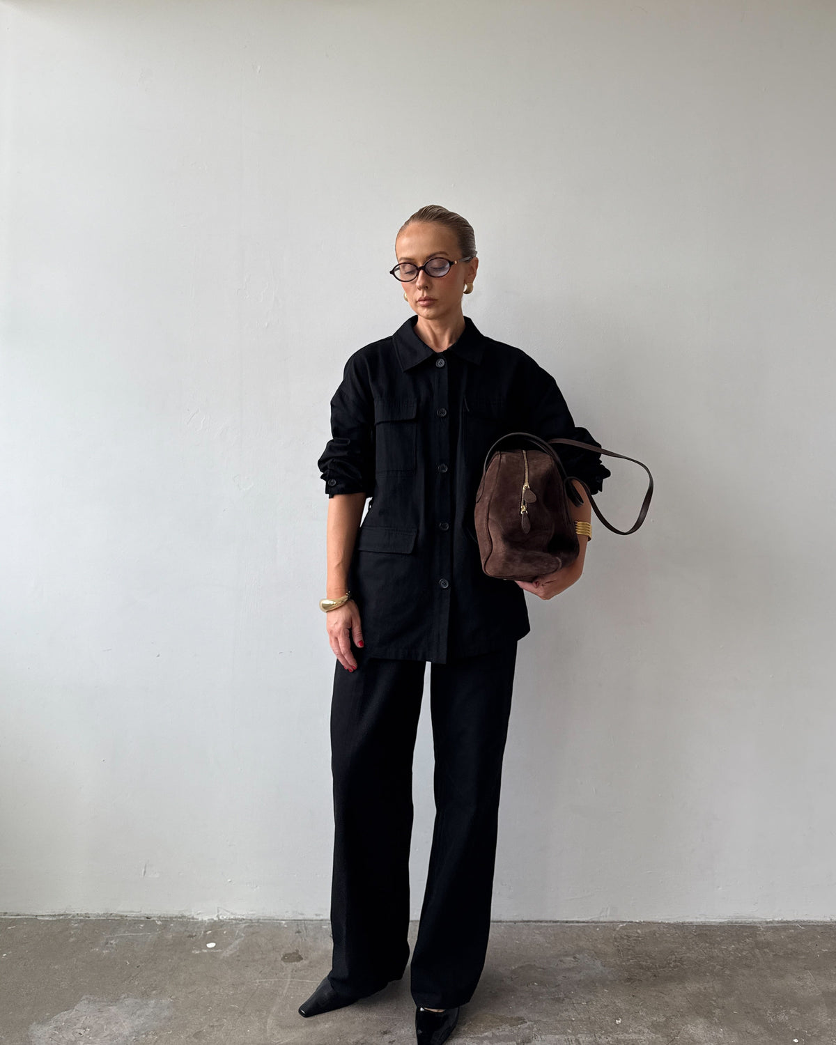 The Arlo Jacket - Jet Black FUCHSIA SHAW