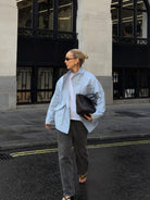 The Arden Coat in Bluebell FUCHSIA SHAW