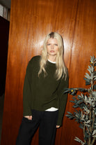 Wynn Forest Crew Neck Wool Jumper FUCHSIA SHAW