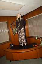 Willa Walnut High Neck Jumper FUCHSIA SHAW