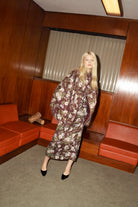 The Arden Quilt in Midnight Bloom FUCHSIA SHAW