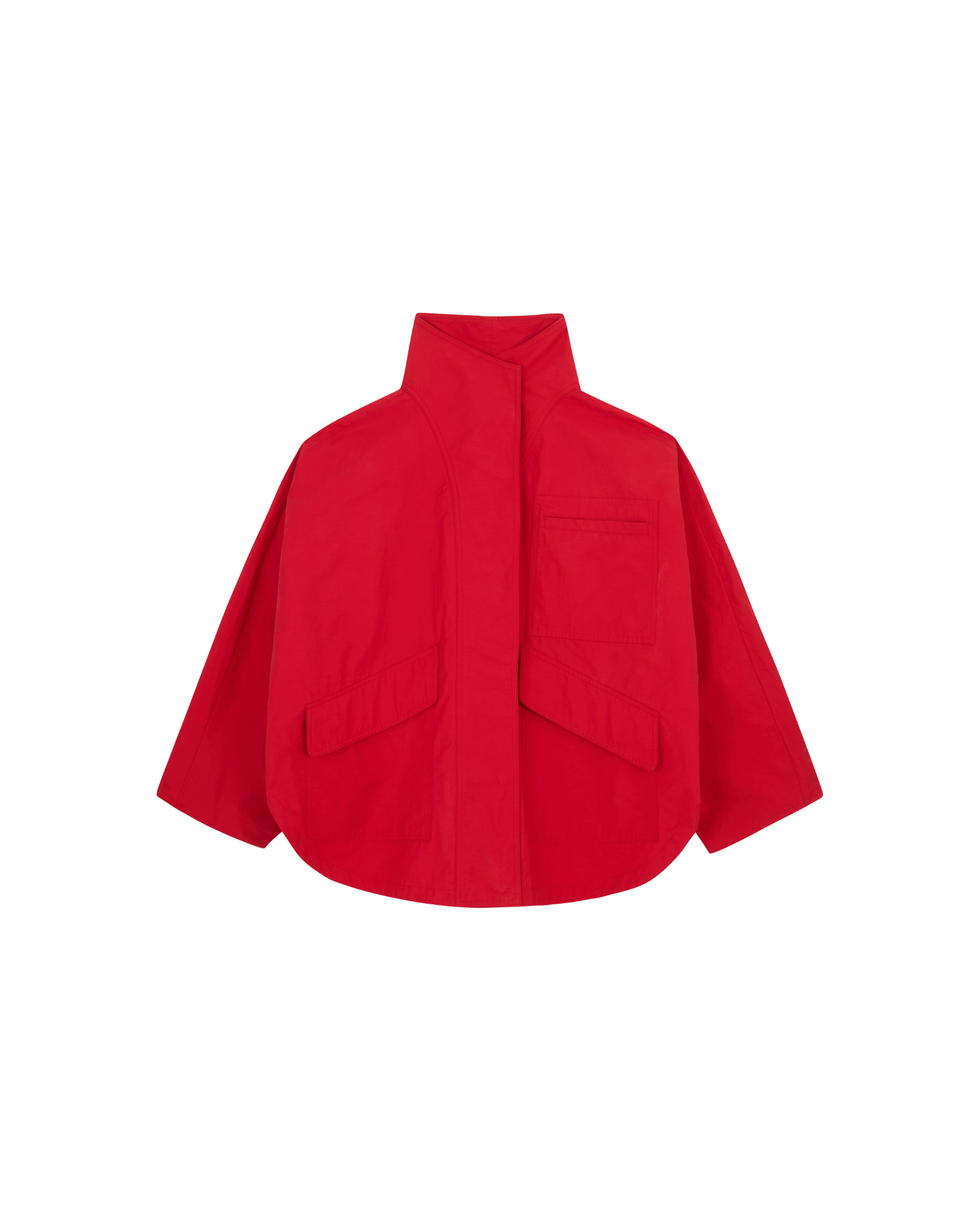 The Arden Coat in Poppy FUCHSIA SHAW