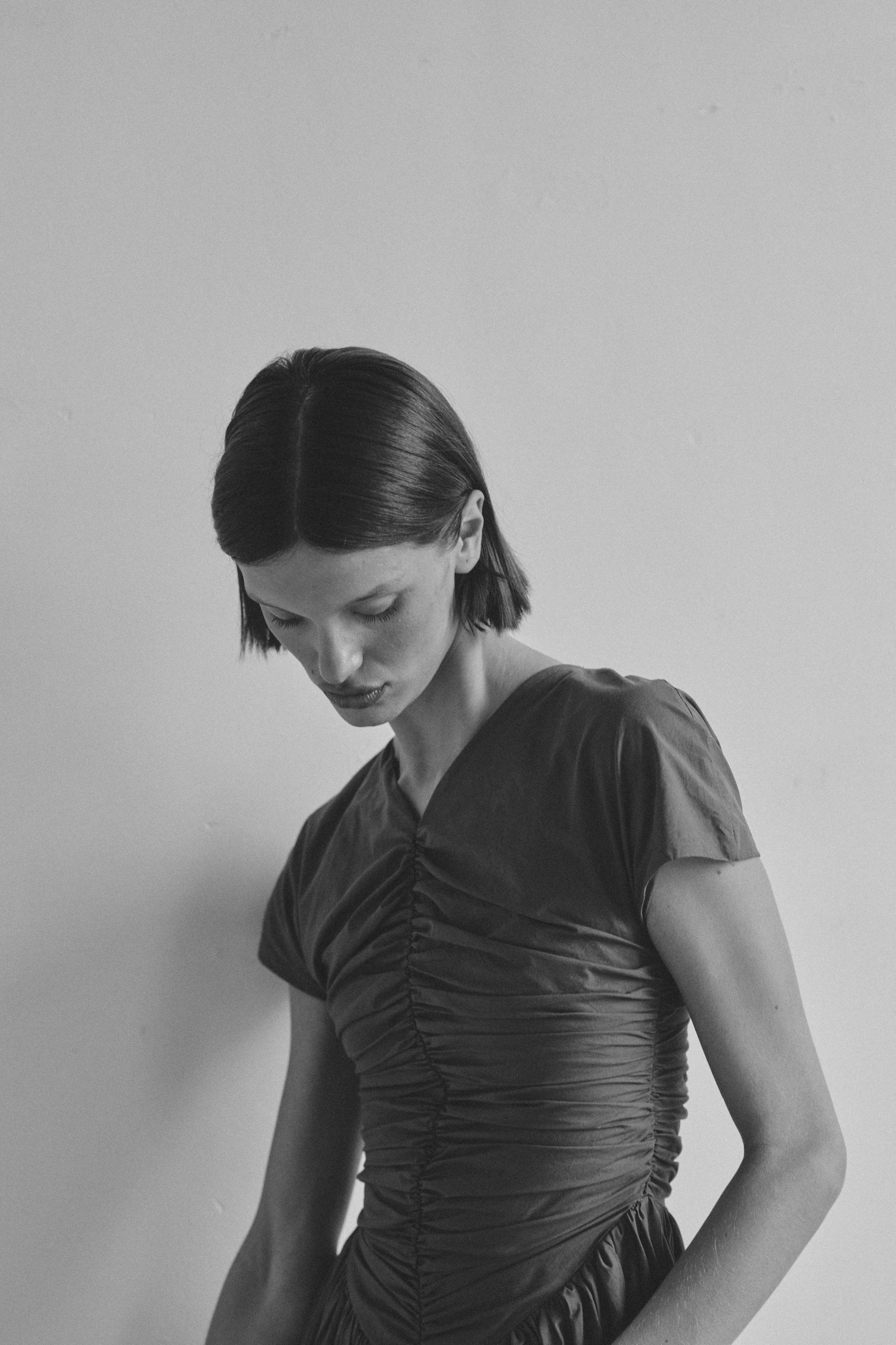 The Dahlia Dress in Walnut FUCHSIA SHAW